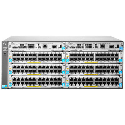 HPE 5406R zl2, 444,5 mm, 450,9 mm, 175,3 mm, 11,1 kg, 6 freie Modulsteckplätze; Unterstützung für maximal 48 10GbE-Anschlüsse, 144...