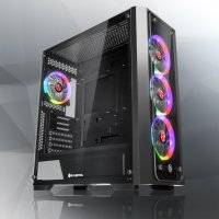 RAIJINTEK PONOS TG4, Desktop, PC, Schwarz, ATX, EATX,...