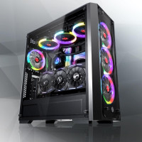 RAIJINTEK PONOS TG4, Desktop, PC, Schwarz, ATX, EATX,...