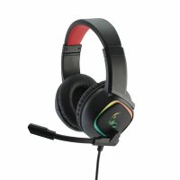 MEDIARANGE MRGS301, Kabelgebunden, Gaming, 20 - 20000 Hz, 340 g, Kopfhörer, Schwarz, Rot