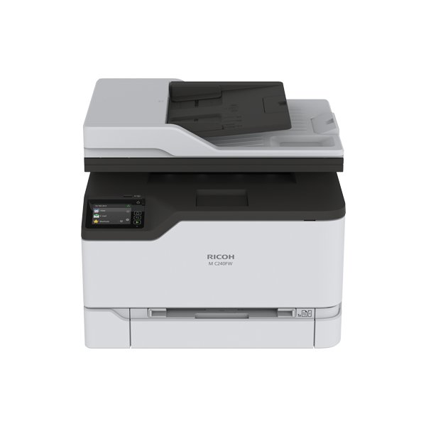 Ricoh M C240FW, Laser, Farbdruck, 2400 x 600 DPI, A4, Direktdruck, Schwarz, Weiß