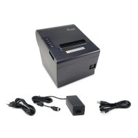 Equip 80mm Thermobondrucker für den POS mit automatischer Schneidefunktion, USB- und Kassenladen-Anschluss, Thermodruck, POS-Drucker, 203 x 203 DPI, 250 mm/sek, ASCII, 8 cm