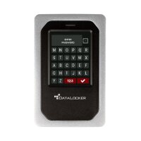 Origin Storage DataLocker DL4 FE, 500 GB, 2.5 Zoll, 3.2 Gen 1 (3.1 Gen 1), 5400 RPM, Aluminium, Schwarz