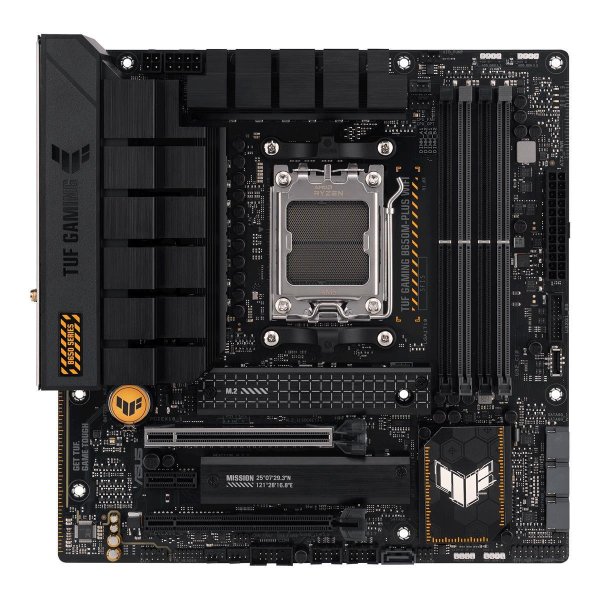 ASUS TUF GAMING B650M-PLUS WIFI, AMD, Sockel AM5, DDR5-SDRAM, 128 GB, DIMM, Zweikanalig