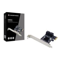 Conceptronic CSATA600EXI, PCIe, SATA, eSATA, Schwarz, China, ASMedia ASM1061, 6 Gbit/s