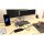 i-tec USB 3.0 / USB-C / Thunderbolt 3 Dual Display Docking Station, Kabelgebunden, USB 3.2 Gen 1 (3.1 Gen 1) Type-C, 3,5 mm, USB Typ-A, USB Typ-C, 10,100,1000 Mbit/s, Schwarz, Türkis