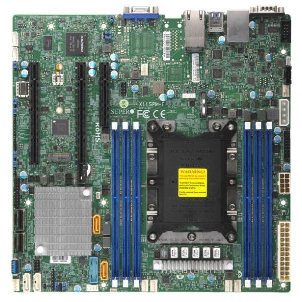 Supermicro X11SPM-F, Intel, LGA 3647 (Socket P), 165 W, DDR4-SDRAM, 768 GB, 1.2 V