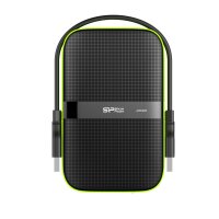 Silicon Power Armor A60, 4 TB, 2.5", 3.2 Gen 1 (3.1 Gen 1), Schwarz, Grün