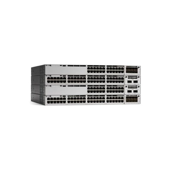 Cisco Catalyst C9300-48P-E, Managed, L2/L3, Gigabit Ethernet (10/100/1000), Vollduplex, Power over Ethernet (PoE), Rack-Einbau