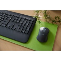 Logitech Signature MK650 Combo For Business, Kabellos, Bluetooth, Membran Key Switch, AZERTY, Graphit, Maus enthalten