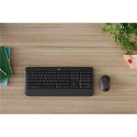 Logitech Signature MK650 Combo For Business, Kabellos, Bluetooth, Membran Key Switch, AZERTY, Graphit, Maus enthalten