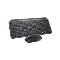 Logitech MX Keys Mini Combo for Business, Kabellos, RF Wireless + Bluetooth, QWERTZ, Graphit, Maus enthalten