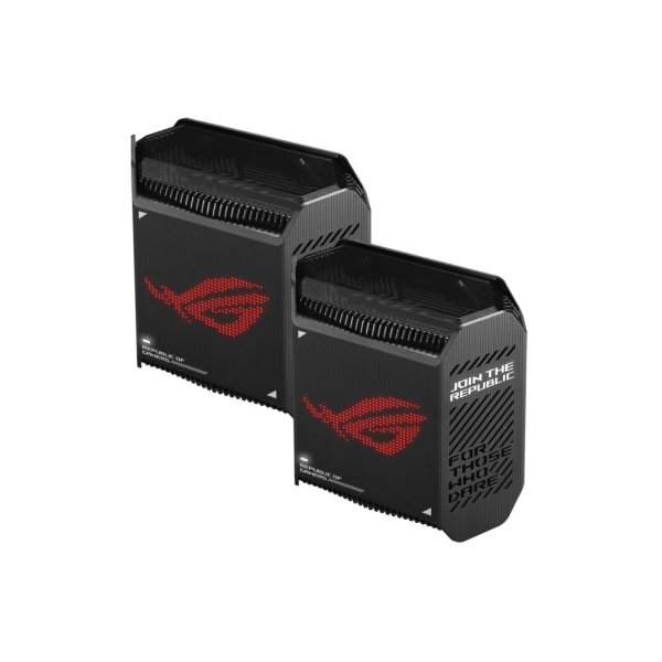 ASUS ROG Rapture GT6 (B-2-PK), Schwarz, Intern, Mesh-Router, Leistung, 538,8 m², Tri-Band (2,4 GHz / 5 GHz / 5 GHz)