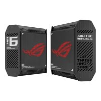 ASUS ROG Rapture GT6 (B-2-PK), Schwarz, Intern, Mesh-Router, Leistung, 538,8 m², Tri-Band (2,4 GHz / 5 GHz / 5 GHz)