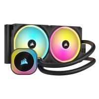 Corsair H115I, Liquid cooling kit, 14 cm, 400 RPM, 2000 RPM, 82,5 cfm, Schwarz