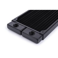 Alphacool 14437, Radiator, Kupfer, Stahl, Schwarz, 1/4 Zoll, 0,8 bar, 3,6 Lüfter