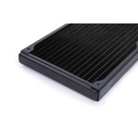 Alphacool 14443, Radiator, Messing, Kupfer, Edelstahl, Schwarz, 1/4", 0,8 bar, 140 mm