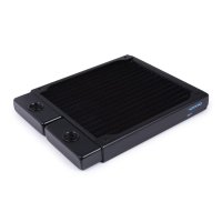 Alphacool 14443, Radiator, Messing, Kupfer, Edelstahl, Schwarz, 1/4", 0,8 bar, 140 mm