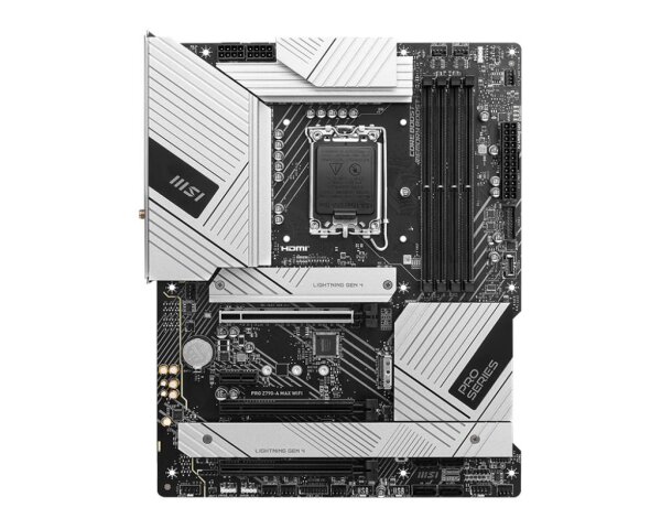 MSI PRO Z790-A MAX WIFI, Intel, LGA 1700, Intel® Celeron®, Intel® Pentium®, Intel® Pentium® Gold, LGA 1700, DDR5-SDRAM, 128 GB