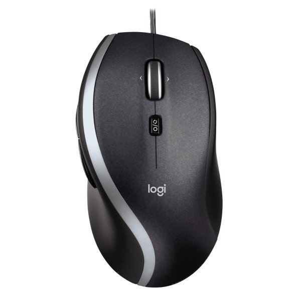 Logitech LGT-M500, rechts, Laser, USB Typ-A, 1000 DPI, Schwarz