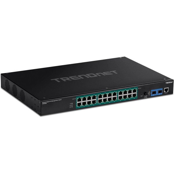 TRENDnet TI-RP262i, Managed, L2, Gigabit Ethernet (10/100/1000), Power over Ethernet (PoE), Rack-Einbau, 1U