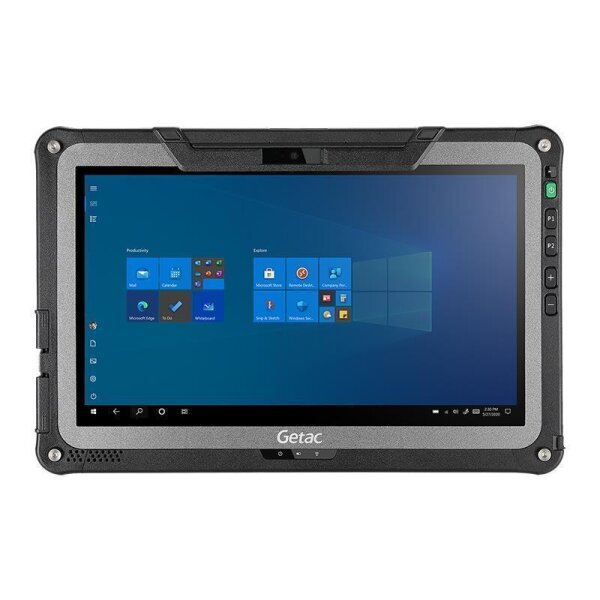 GETAC F110 G6, 29,5 cm (11.6"), 1920 x 1080 Pixel, 256 GB, 8 GB, Windows 10 Pro, Schwarz, Grau