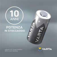 Varta -CR123A, Einwegbatterie, CR123A, Lithium, 3 V, 1 Stück(e), 1430 mAh