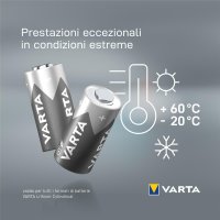 Varta -CR123A, Einwegbatterie, CR123A, Lithium, 3 V, 1 Stück(e), 1430 mAh