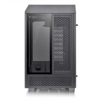 Thermaltake The Tower 100, Mini Tower, PC, Schwarz, Mini-ITX, SPCC, Gehärtetes Glas, Gaming