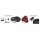 Delock 12528, rechts, Optisch, RF Wireless, 1000 DPI, Schwarz, Rot