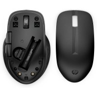 HP 435 Wireless-Maus für mehrere Geräte, Beidhändig, RF Wireless + Bluetooth, 4000 DPI, Schwarz