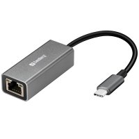 SANDBERG USB-C Gigabit Network Adapter, Kabelgebunden,...