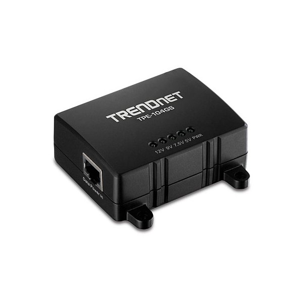 TRENDnet TPE-104GS, IEEE 802.3,IEEE 802.3ab,IEEE 802.3af,IEEE 802.3u,IEEE 802.3x, 10/100/1000Base-T(X), Voll, Halb, Schwarz, CE, FCC, 48 DC