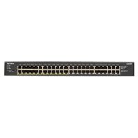 Netgear GS348PP Unmanaged Gigabit Ethernet (10/100/1000) Power over Ethernet (PoE) Schwarz, Unmanaged, Gigabit Ethernet (10/100/1000), Vollduplex, Power over Ethernet (PoE), Rack-Einbau