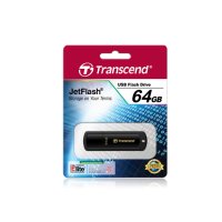 Transcend JetFlash 350, 64 GB, USB Typ-A, 2.0, Kappe, 8,5 g, Schwarz