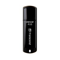 Transcend JetFlash elite JetFlash 350, 4 GB, USB Typ-A, 2.0, Kappe, 8,5 g, Schwarz