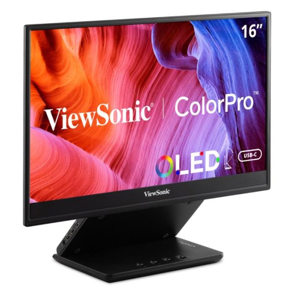 ViewSonic VP Series VP16-OLED, 40,6 cm (16"), 1920 x 1080 Pixel, Full HD, OLED, 1 ms, Schwarz