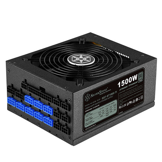 SilverStone ST1500-TI, 1500 W, 90 - 264 V, 1600 W, 47 - 63 Hz, Aktiv, 120 W