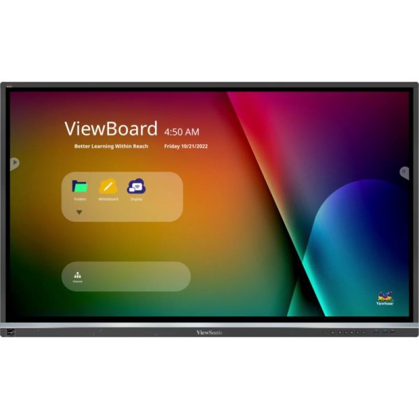 ViewSonic IFP5550-5, 139,7 cm (55"), 1209,6 x 680,4 mm, 350 cd/m², 1,07 Milliarden Farben, 3840 x 2160 Pixel, 4K Ultra HD