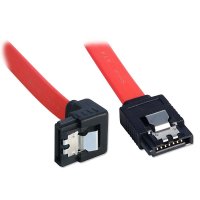 Lindy SATA Cable, 1m, 1 m, Männlich/Männlich, Rot