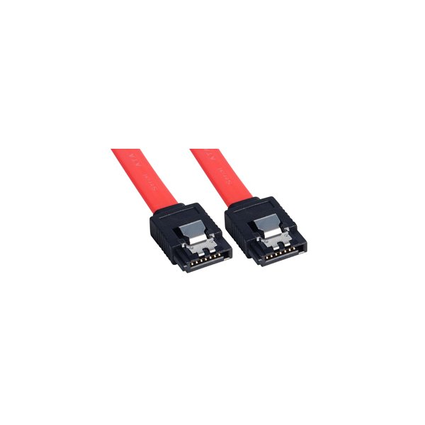 Lindy SATA Cable, 0.5m, 0,5 m, Männlich/Männlich, Rot