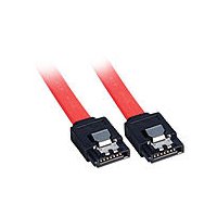 Lindy SATA Cable, 0.5m, 0,5 m, Männlich/Männlich, Rot