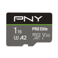 PNY Pro Elite, 1 TB, MicroSDXC, Klasse 10, UHS-I, 100...