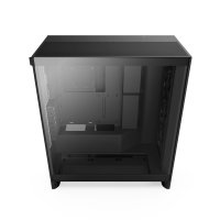 NZXT H7 Flow, Midi Tower, PC, Schwarz, ATX, EATX, micro ATX, Mini-ITX, SGCC, Gehärtetes Glas, 18,5 cm