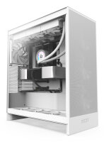 NZXT H7 Flow, Midi Tower, PC, Weiß, ATX, EATX, micro ATX, Mini-ITX, SGCC, Gehärtetes Glas, 18,5 cm