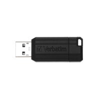 Verbatim PinStripe - USB-Stick 8 GB - Schwarz - 8 GB - USB Typ-A - 2.0 - 10 MB/s - Dia - Schwarz