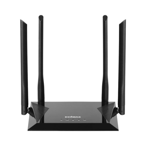 Edimax BR-6476AC, Wi-Fi 5 (802.11ac), Dual-Band (2,4 GHz/5 GHz), Eingebauter Ethernet-Anschluss, Schwarz, Tabletop-Router