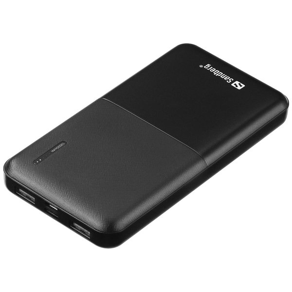 SANDBERG Saver Powerbank 10000, 10000 mAh, Lithium Polymer (LiPo), Schwarz