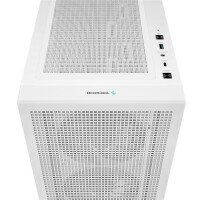 Deepcool CH560 WH, Midi Tower, PC, Weiß, ATX, EATX, micro ATX, Mini-ITX, ABS, Stahl, Gehärtetes Glas, Multi