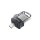 SanDisk Ultra Dual m3.0, 128 GB, USB Type-A / Micro-USB, 3.2 Gen 1 (3.1 Gen 1), Dia, 5,2 g, Schwarz, Silber, Transparent